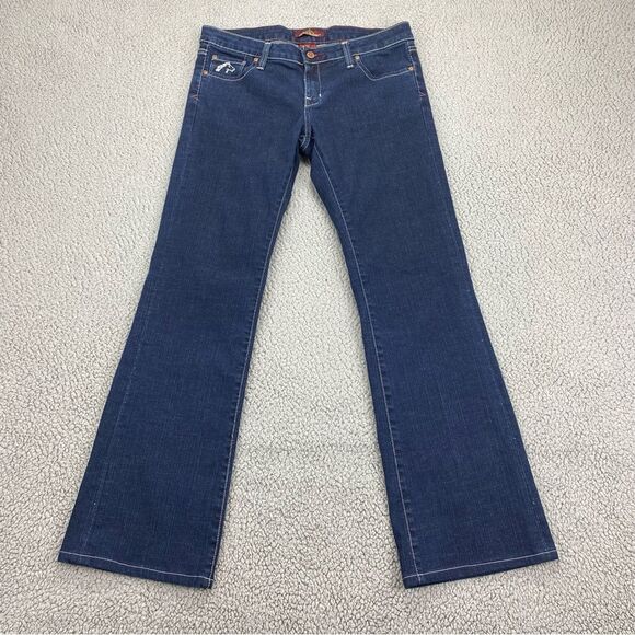 Jordache Women's Vintage Bootcut Dark Wash Jeans Made in USA  |   Size:  31 - Picture 1 of 15